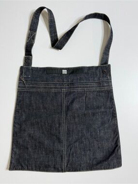 Vintage Marithe Francois Girbaud Denim Multi Pocket Shoulder Bag Dark Wash